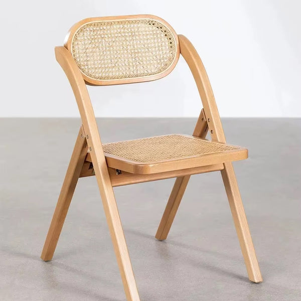 Rattan chair with arms