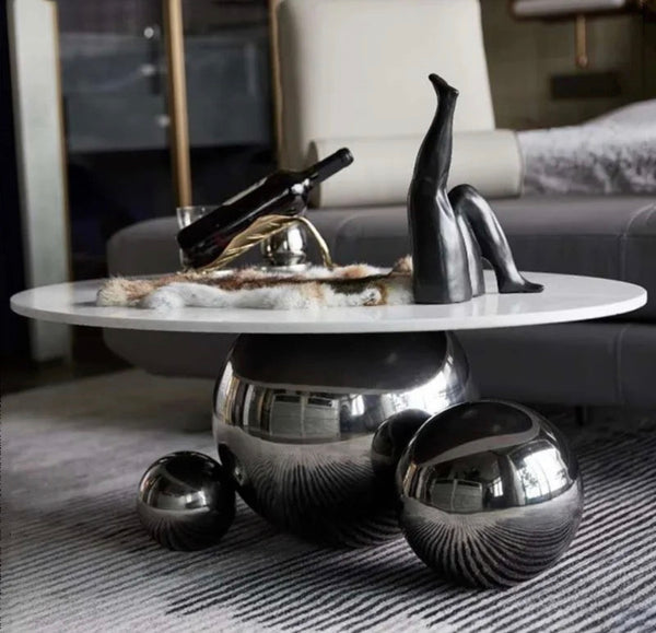 Black coffee table