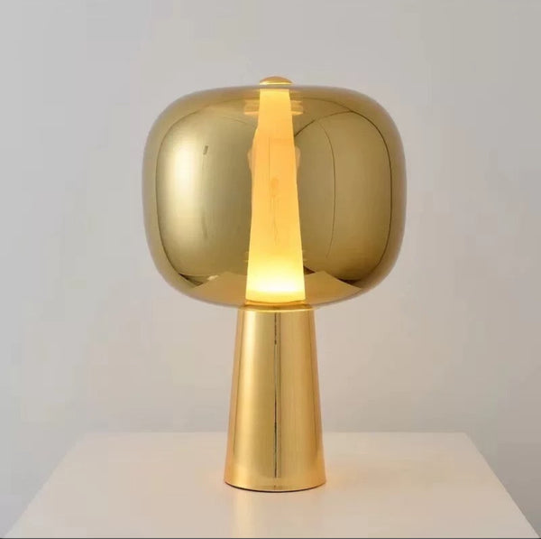 Golden table lamp