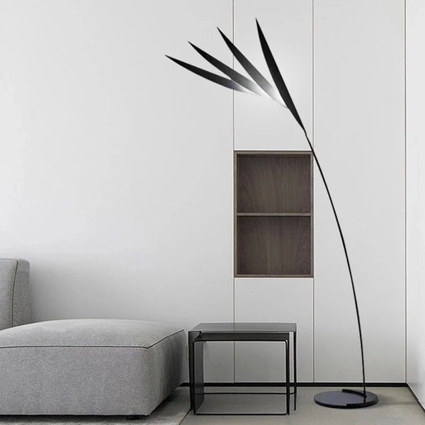 Black floor lamp