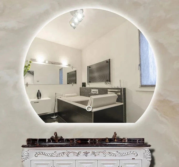 Half round wall Mirror LED