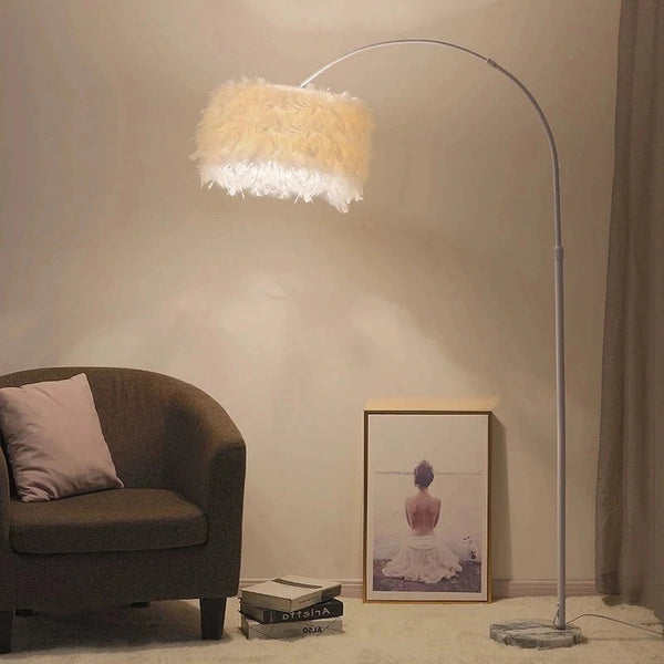 FAZ Marble Base with Floor Lamp