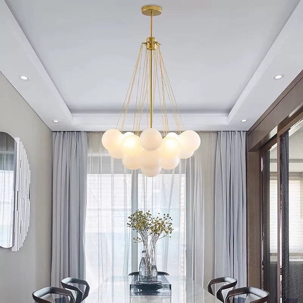 Modern Pendant Chandelier for Cozy Living Room and Dining Room Size 75x40cm