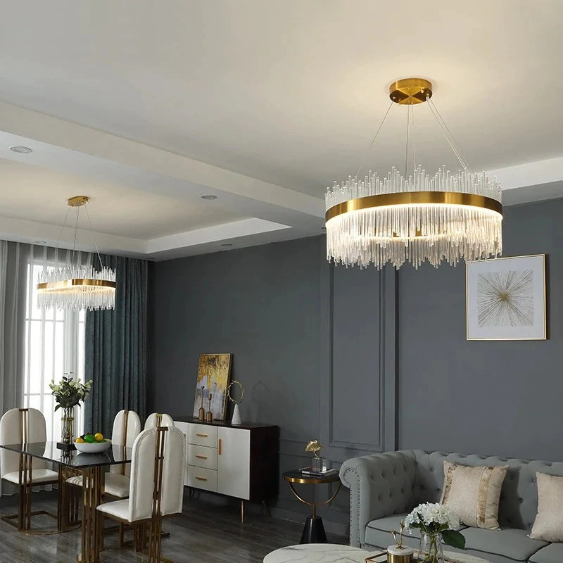 ثريا كريستال فاخرة مع ضوء led – Modahome.ae
