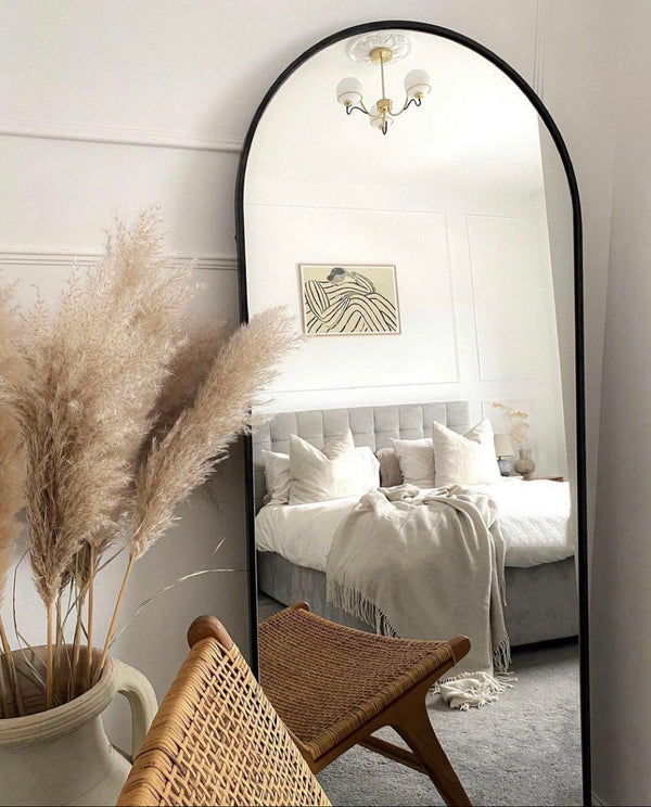 Arch Mirror with Aluminum Frame size180x70cm.