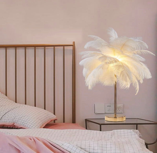 Feather table  Lamp